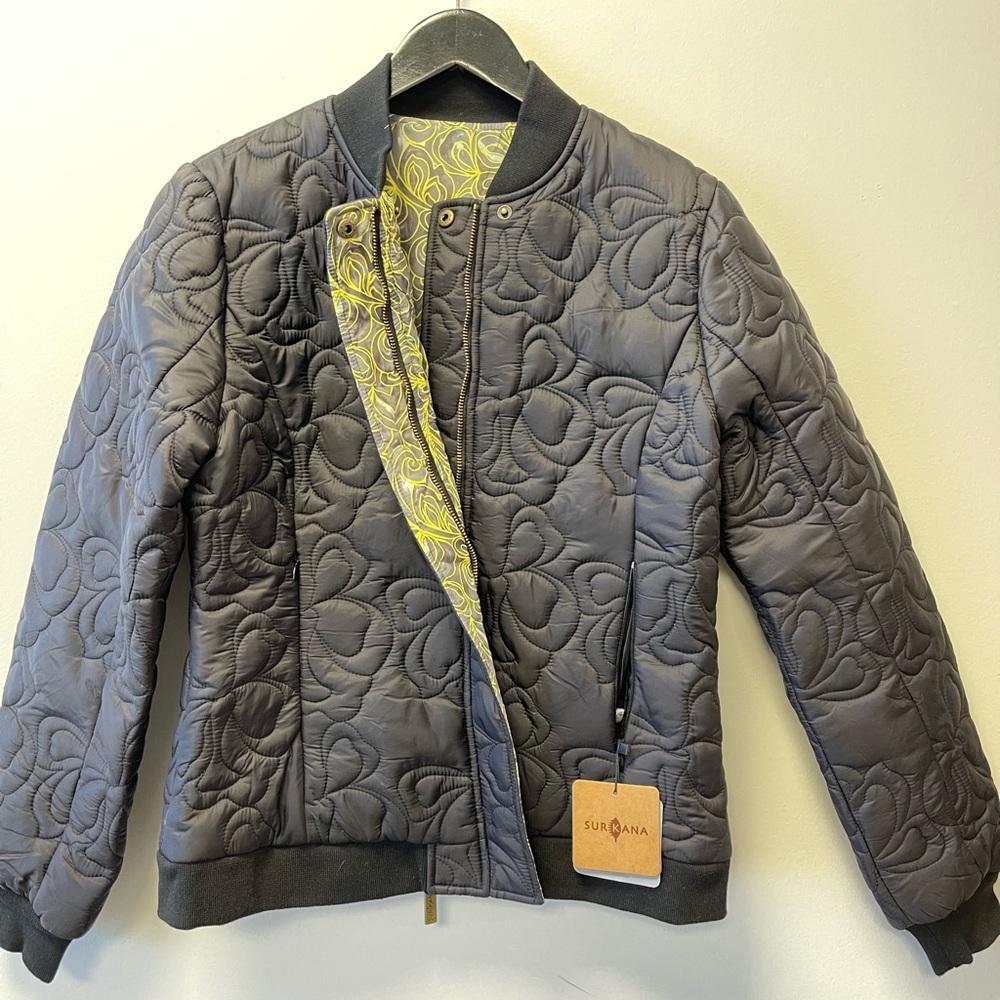 NWT Quilted Bomber Jacket